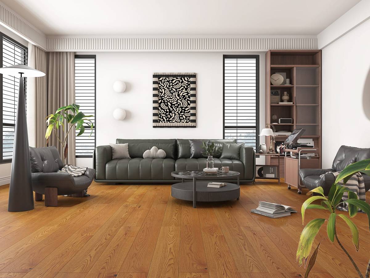European oak hardwood flooring for interior construction & civil engineering project - Garastro