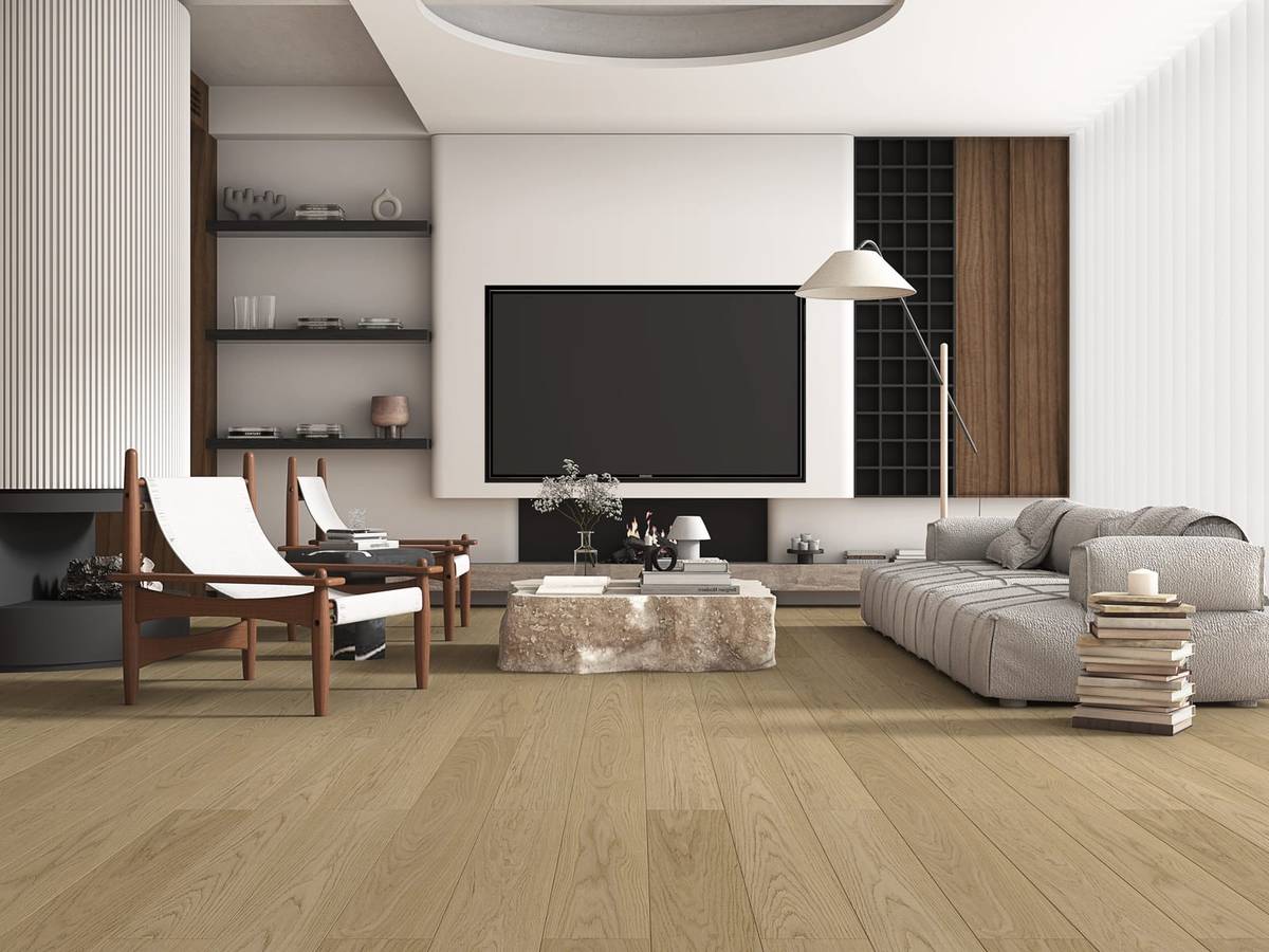 European oak hardwood flooring for interior construction & civil engineering project - Garastro